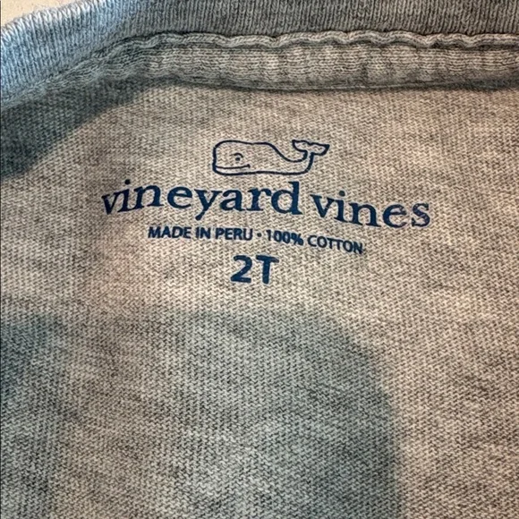 Toddler Vineyard Vines football Long Sleeve Tee - Picture 3 of 4